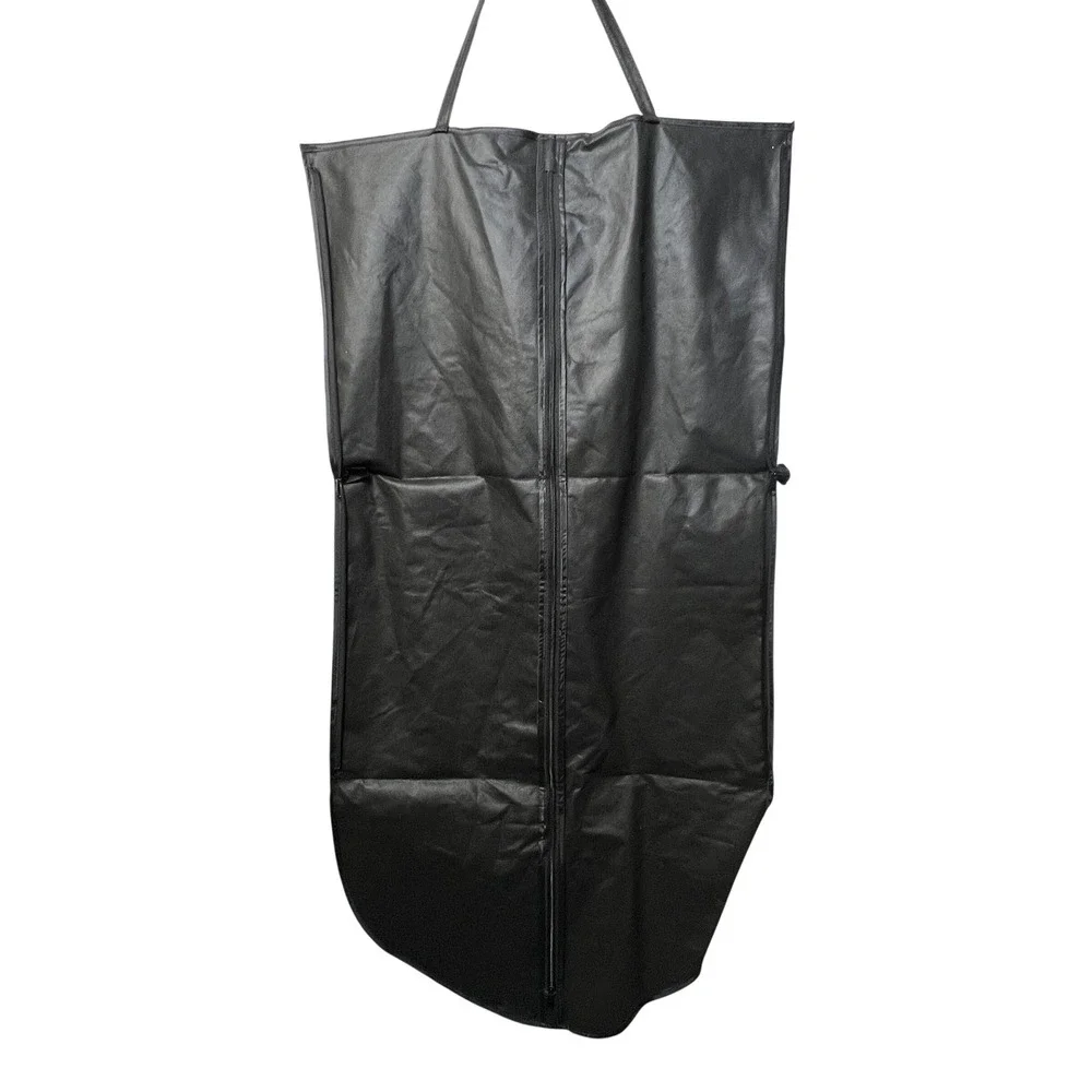 Theory Unisex Garment Bag Travel Suit Cover OS Black Logo Folding Carrier Bag
